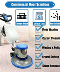 Beast Of A Floor Cleaning Machine With 17 Inch Cleaner And Polisher Industrial Ground Scrubber Buffer Heavy Duty Carpet Cleaner