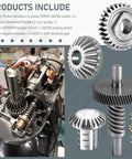 Worm Gear Kit For 5Qt And 6Qt Stand Mixers Replacing 9706529 9709511 9703337 9709231 Includes 4 Oz Food Grade Grease parts diagram