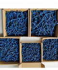 Boxes of Blue Pocket Hole Screws Set 150 Pieces for Woodworking Carbon Steel Square Head Self-Tapping 8x2 Wood Screws