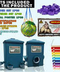 Automatic Chicken Feeder And Cup Waterer Set For Backyard Flocks No Waste Poultry Design includes feeder, waterer, and toys.