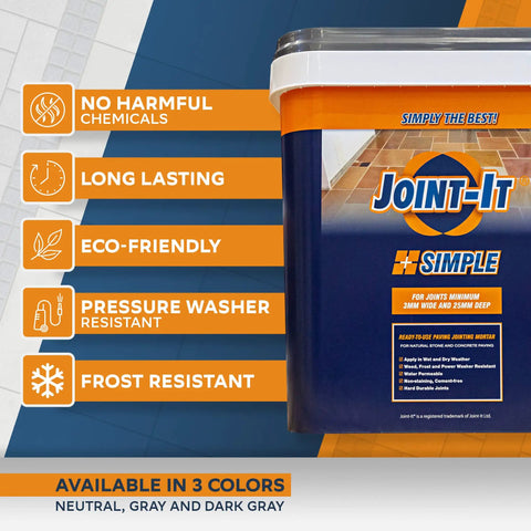Easy To Use Polymeric Sand Alternative For Pavers And Flagstones, Haze Free Joint Filler For Wet Application description