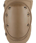 Front view of Gel Insert Heavy Duty Knee Pad With Coyote Cordura Nylon Cover, AltaLOK Fastening System, Flexible Cap, Long Fit