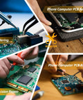 Green Adjustable PCB Holder Soldering Clamp for Circuit Board and Repair Tool Usage