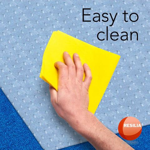 Hand wiping Deluxe Clear Vinyl Floor Runner For Deep Pile Carpets, Non Slip And Stain Resistant, Waterproof Protector