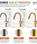 Champagne Bronze Single Handle Bathroom Faucet One Hole Vanity Sink With Lead Free Certified Design And Slick Aerated Flow For Zero Fuss Daily Routines And Top Shelf Modern Home Updates - Comparison of finishes shown.