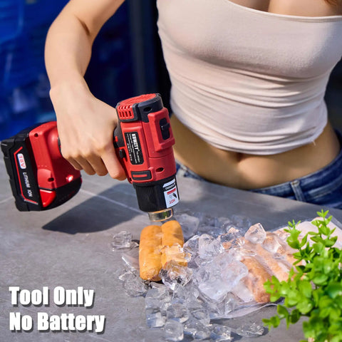 Cordless Heat Gun For Milwaukee M18 Battery Two Temperature Settings Up To 1022 F 550 C used for shrink wrapping.