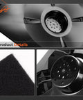 Close-up details of Heavy Duty Transmission Drain Pan With Three 22 Inch Anti Splash Pads featuring textured pad and funnel