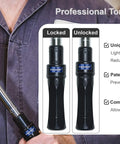 Person holding One Half Inch Drive Dual Direction Click Torque Wrench Pro Grade Tool, 15 To 150 Ft-Lb Range, Accurate Calibration