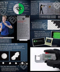 Airsoft infographic on BB quality with diagrams and player holding BBs, emphasizing Swiss Arms Licensed 226 Collectors Edition Spring Powered Airsoft Pistol Approximately 328 FPS With Metal Top Engraved Trademarks For Realistic Look BAXS Fixed Hop Up Drop Free Magazine High Impact Polymer Frame Easy Top Pump Black.