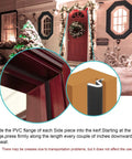 Heavy Duty Weather Stripping Seal For Doors And Windows 26 Feet Black Foam Tape Card Slot Kerf Installation with PVC flange
