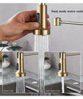 ZBSAVFM Matte Black Pull-Down Kitchen Faucet 360° Swivel Mixer Tap showing dual water modes for modern kitchen use.