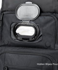 Everyday Tactical Diaper Bag Backpack For Dads With Changing Mat Stroller Straps Built In Magnetic Wipes Pocket detail