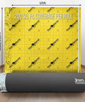 Real Deal Floor Underlayment With No Sweat Moisture Barrier delivers two massive rolls, 3mm thick, covering 400 sq ft.