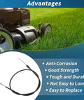 Shift Cable For AT4 All Terrain Field And Brush Mowers Replacement 351311 with mower, showing durability and easy replacement