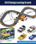Epic Slot Car Race Track Set With Two High Speed Cars and packaging, dual lane layout, racing accessories displayed