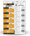 Top Shelf Eighty Pack Of One Point Five Volt Alkaline Button Watch Batteries Covers Every Ag And Lr Size You Need For Quick Fixes On Watches Remotes And Gadgets, showing LR41 battery pack.