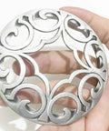 Sleek Silver Candle Jar Covers, Metallic Sleeves That Block Dust And Fingerprints While Encouraging An Even Melt Pool, intricate design.