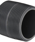 Close Nipple PVC Pipe Fitting Schedule 80 Gray One And A Half Inch NPT Male Two End Connector For PVC Piping