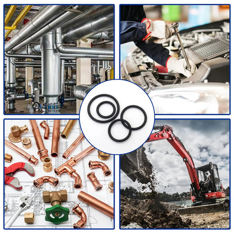 All In One Metric O Ring Kit With 32 Sizes In Buna N 70A Rubber Seals For Faucets Plumbing And Automotive Use 419 Pieces Durable Oil Resistant High Temp Tolerance For Quick Fixes, O rings shown for plumbing and automotive repairs