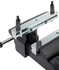 Multipurpose 7 Inch Wide Jaw Bench Vise For Home Workshops And DIY Projects With 360 Degree Swivel Base And Includes Four Jaw Dogs