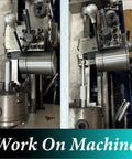 Pro Grade Radius Ball Turning Attachment For 7x16 Mini Lathes And Similar Machines, Heavy Duty Tool For Convex And Concave Ball Turning, 60 mm Radius Capacity, DCMT11T304 Carbide Insert shown on machine