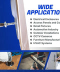 Wide application of Tamper Resistant Torx Security Screws For Sheet Metal usage in various industries and environments.
