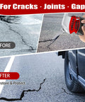 Application and results of 4 Pack High Elasticity Asphalt And Concrete Crack Filler For Driveways Waterproof Sealant Flexible Crack Repair