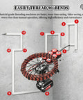 Cordless Lithium Wire Puller Wall Threading Machine With Variable Speed For Electricians And Plumbers 15 Meter Cable Stringing Rig threading through 90-degree bends.