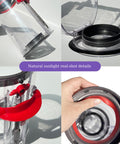 Beefed Up Large Dust Bin Replacement For V11 V15 SV14 SV15 SV22 Vacuum Cleaners With 1 HEPA Filter, Leak Proof Canister Bin