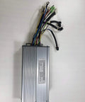 Universal 36V And 48V Brushless Dc Motor Controller For Ebikes Square Wave Torque Drive Lcd Ready top view with wires attached.