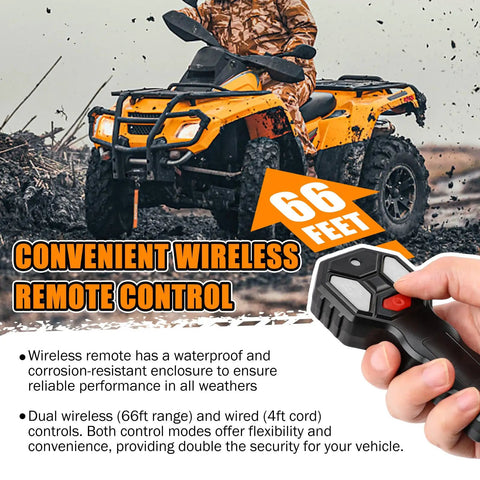 Heavy Duty 12V 250A Winch Solenoid Relay Contactor For 2000-5500lb Winches, ATV UTV Winch Control Kit With Wireless Remote And Universal Accessories Included, ATV remote control