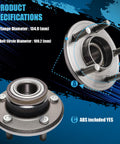 Front Wheel Bearing Hub Assembly Fits Chrysler 300 2005 Through 2012, Dodge Challenger 2008 Through 2014, 5 Lug RWD spec view