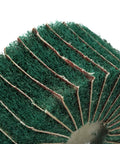 Grab These Super Versatile Non Woven Flap Sanding Wheels For A Smooth Finish On Metal Surfaces With 180 Grit Abrasive Material.