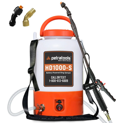 Battery Powered 1 Gallon Sprayer With Rechargeable Battery And Charger No Pumping Heavy Duty Cordless Electric Sprayer