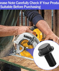 Miter Saw Arbor Bolt Replacement 8mm M8 14534401 For Dewalt Miter Saws Fits 1710 3660 3680, quick blade change demonstration