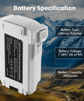 Intelligent Flight Battery Plus For Mini 4 Pro Mini 3 And Mini 3 Pro 3850mAh High Capacity Drone Battery on mountain backdrop