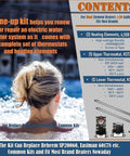 Must Have Water Heater Tune Up Kit With Two 4500W 240V Copper Heating Elements And Two TOD Style Thermostats Replacement Parts For Most 30 Gallon And Larger Heaters Includes One Year Warranty Easy Upgrade For Homeowners product details