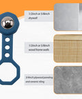 Juinrinet Drywall Metal Detecting Detector 6.6x2cm showing metal detection through drywall and wooden walls.