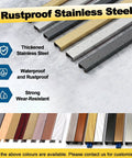 Stainless Steel Open Slot Cable Management Kit with color options showing rustproof and waterproof features
