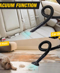 20V Max Battery Powered Cordless Leaf Blower And Vacuum Combo With Brushless Motor using vacuum function on car seat and floor