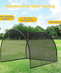 Compact Backyard Batting Cage For Baseball And Softball Practice Portable Net With Sturdy Frame And Carry Bag 13 X 10 X 8 Ft