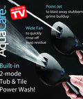 High Pressure Shower Head Combo With Handheld And Rain Heads Featuring 50 Mode 3 Way System Anti Clog Jets For Cleaner Flow Tub And Pet Power Wash Mode Plus Extra Wall Bracket 6 Ft Hose And Oil Rubbed Bronze Finish with point jet and wide fan modes displayed.