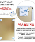 Back of Humorous Sarcastic Engineer Office Wall Sign Plaque Eight By Twelve Inches Metal Room Decor with double-sided tape included.