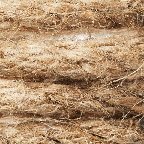 Close-up of Fire Starter Rope 36 Inch Waterproof Wax Infused Hemp Tinder Wick Refill for Emergency Kits Survival Tools Camping Gear.