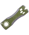 3 In 1 Broadhead Wrench And Sharpener For Archery, On The Go Grip Ready Multipurpose Tool in gray and olive