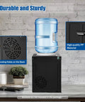 Hot And Cold Water On Demand Dispenser For 1.1 To 4.9 Gallon Bottles with cooling holes and high-quality PP material details