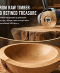 Badass Tungsten Carbide Angle Grinder Wood Carving And Sanding Disc Set Quick Slice Blade Kit for shaping wood and carving bowls.