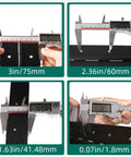 Measuring dimensions of Heavy Duty 48 Inch Piano Hinge 3 Inch Wide 0.060 Thick 304 Stainless Steel for heavy doors.