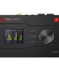 Zen Quadro USB-C Podcast Interface front view with control knob and display screen