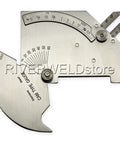 Go To Pro Grade Stainless Steel Bridge Cam Welding Gauge Kit For Undercut Depth Fillet Weld Throat Pitting And Misalignment Measures 0 To 60 Degree Preparation Excess Weld Size Weld Length With Metric And Inch Options stainless steel gauge